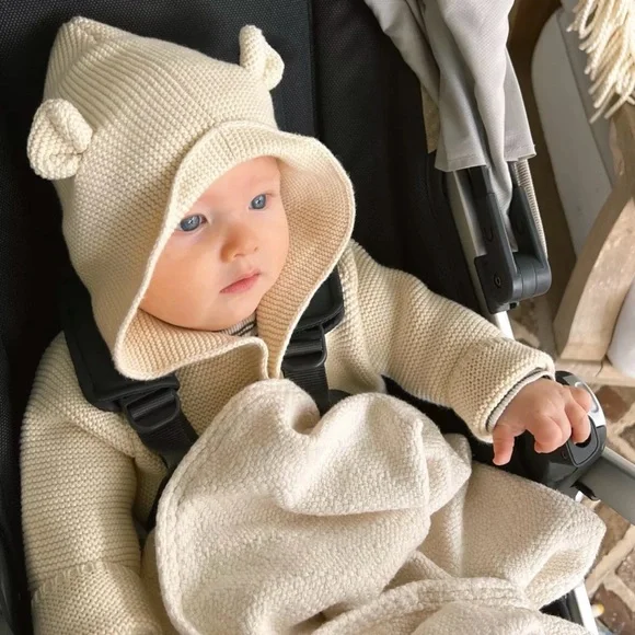 GAP Baby Brannan Bear Zip Up Cardigan - Picture 2 of 9